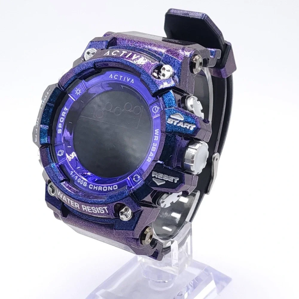 Activa X Invicta Summit Digital Watch 50mm Iridescent Purple Watch